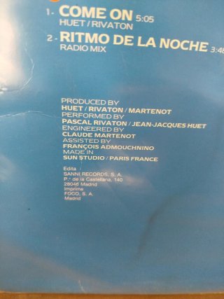 Vinilo Lorca Ritmo de la Noche Maxi 45T