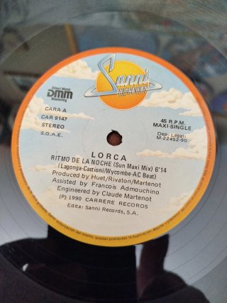 Vinilo Lorca Ritmo de la Noche Maxi 45T