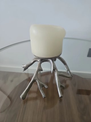 Juego Candelabros Rama Zara Home Plata
