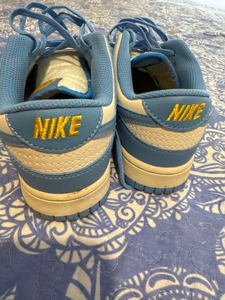 Tenis Nike Dunk Low Azul y Blanco Talla 39