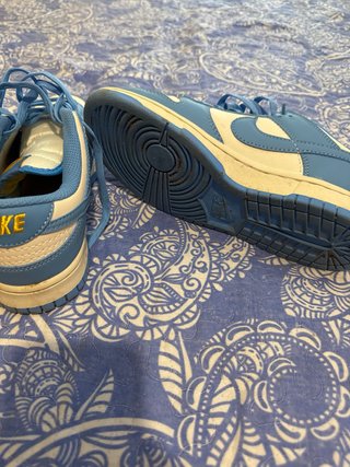 Tenis Nike Dunk Low Azul y Blanco Talla 39