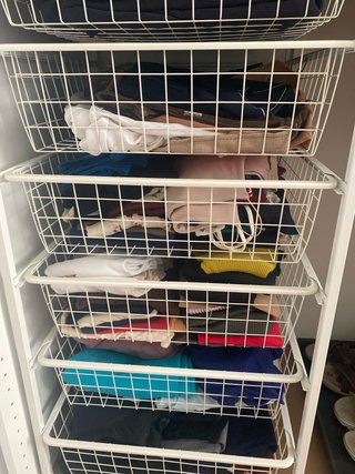 Vestidor abierto JONAXEL IKEA blanco