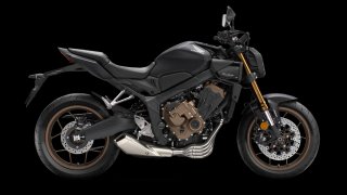 Honda CB650R Negra y Dorada
