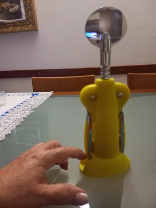 Cavatappi giallo e argento