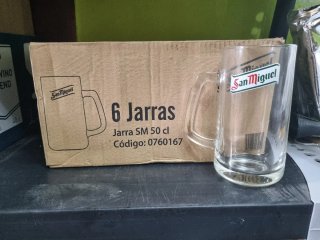 6 Jarras San Miguel 50 cl