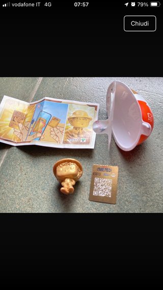 Sorpresa Kinder Joy One Piece.