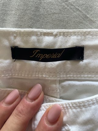 Jeans Imperial bianchi taglia xs