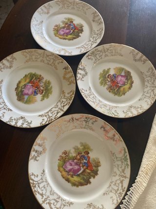 4 Piatti Vintage Corona Bavaria