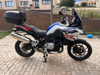 BMW F750GS Aventura Azul y Blanca