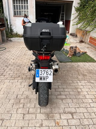 BMW F750GS Aventura Azul y Blanca