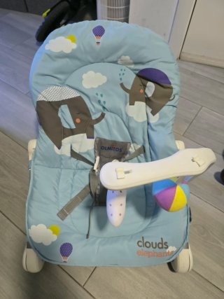 Hamaca bebé OLMITOS elefantes nubes