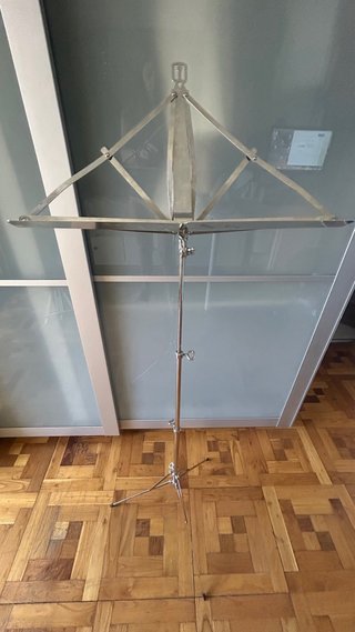 Atril plegable acero Willner