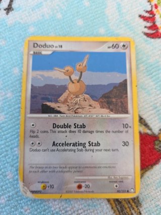 2 Cartas Pokémon Doduo e Dodrio
