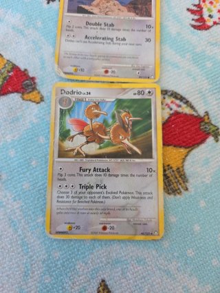 2 Cartas Pokémon Doduo e Dodrio