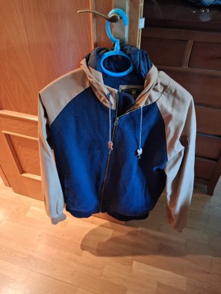 Anorak Element Beige y Azul