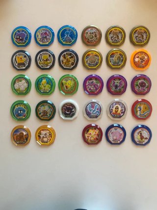 Lote 29 Tazos Pokémon Octogonales 2005