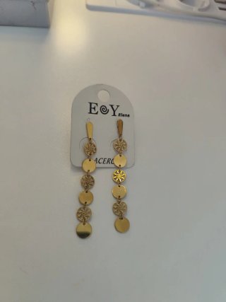 Pendientes EOY Elena Dorados