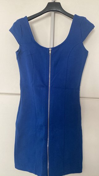 Vestido azul H&M con cremallera