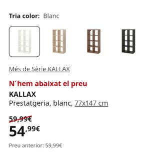 Estantería KALLAX blanca IKEA