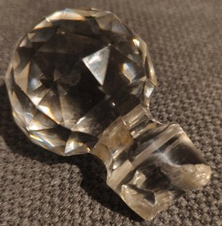 Juego Tocador Cristal Baccarat Dorado
