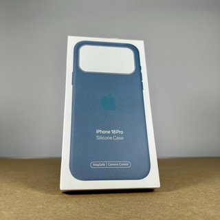 Funda iPhone 18 Pro Silicona Azul Fresco Magsafe