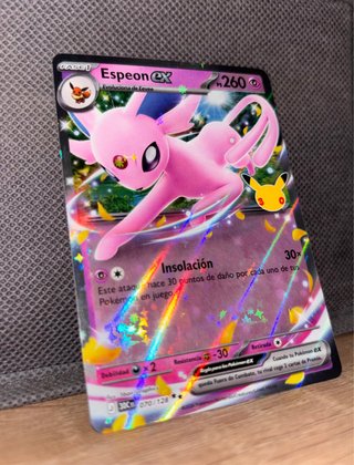 Carta Pokémon Espeon EX 070/128