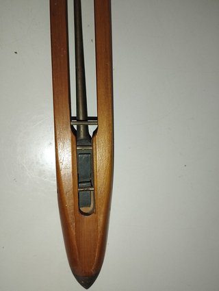 Antica Navetta Telaio Legno Metallo