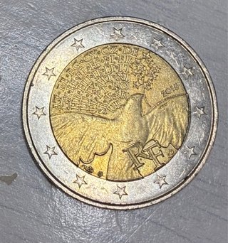 2 euros Francia 2015 Paz
