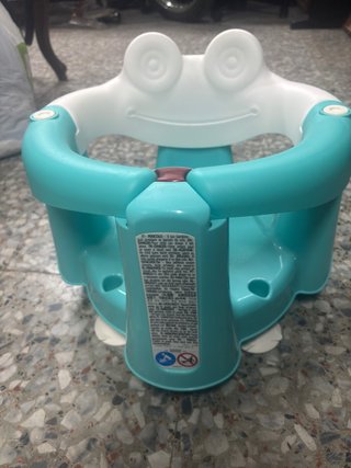 Asiento Bañera Bebé Rana Azul