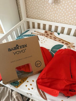 Capota y colchoneta Babyzen Yoyo Roja