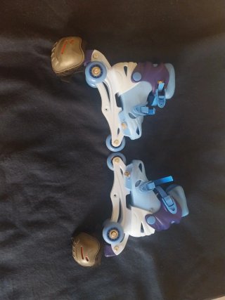Patines en línea azules para niños 32 hasta 34