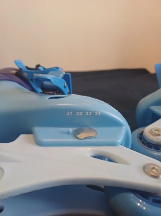 Patines en línea azules para niños 32 hasta 34