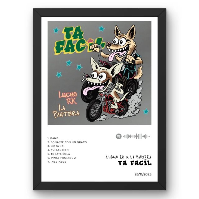 Cuadro Lucho RK & La Pantera - TA FACIL