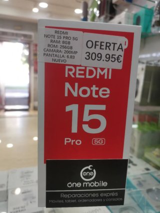 Redmi Note 15 Pro 5G 256GB Azul Nuevo