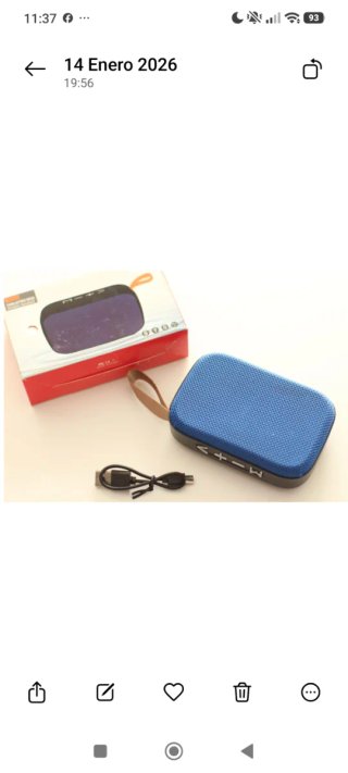 Altavoz Bluetooth Portátil Azul