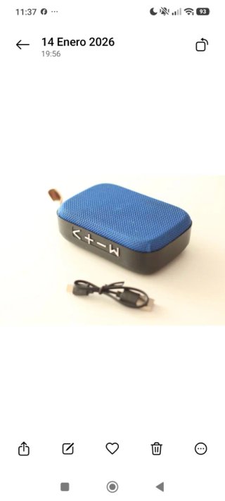 Altavoz Bluetooth Portátil Azul