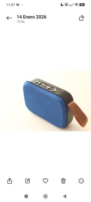 Altavoz Bluetooth Portátil Azul