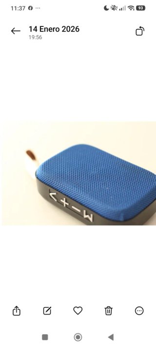Altavoz Bluetooth Portátil Azul