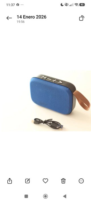 Altavoz Bluetooth Portátil Azul