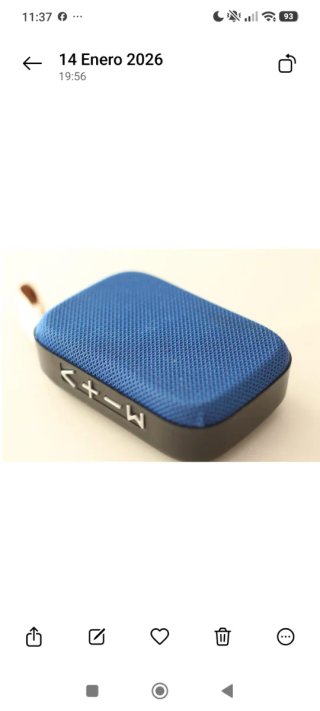 Altavoz Bluetooth Portátil Azul