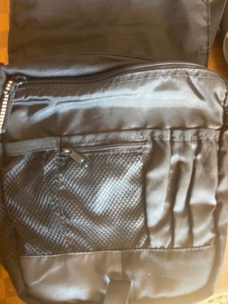 Bolso bandolera Trangoworld negro y gris