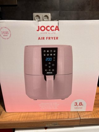 Freidora Aire Jocca 3.8L 1450W Rosa Nueva