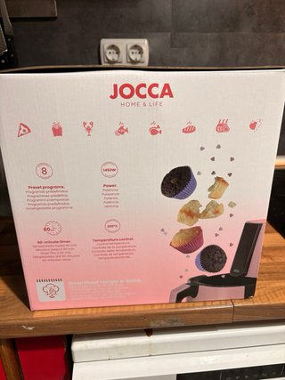 Freidora Aire Jocca 3.8L 1450W Rosa Nueva