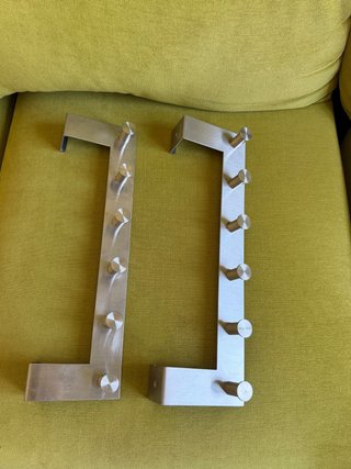 2 Percheros Puerta IKEA GRUNDTAL 6 Ganchos