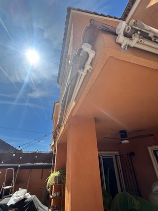 Toldo para terraza beige