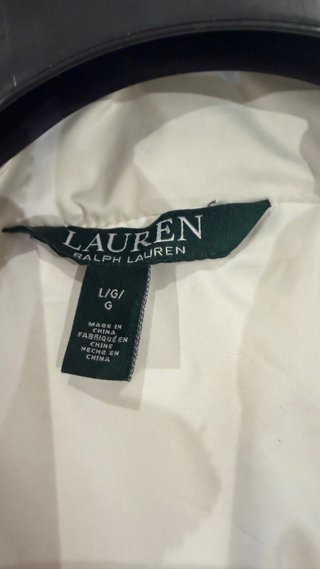 Parka Blanca Lauren Talla L