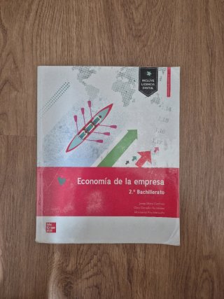 Libro 2 bachillerato "Economía de la empresa"