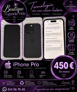iPhone 14 Pro Negro