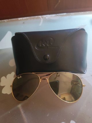 Gafas de sol Ray-Ban Aviator doradas