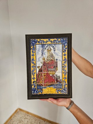 Azulejo Virgen de los Reyes